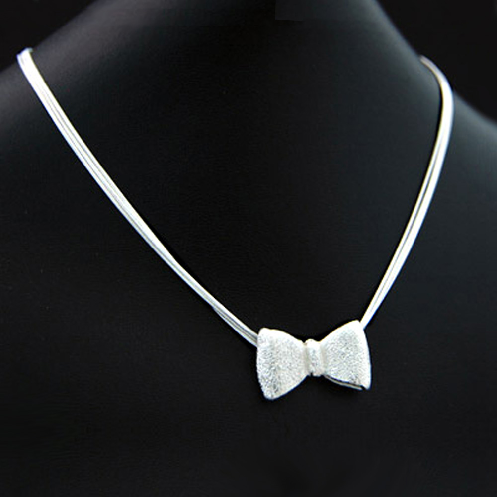 Sweet 925 Sterling Silver Bow  – Jewelry Making Singapore recenzja i cena