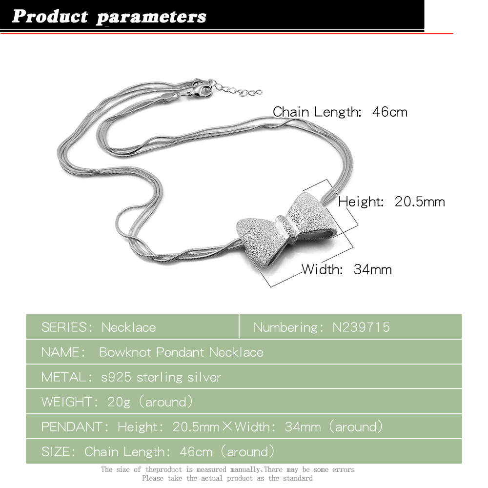 Sweet 925 Sterling Silver Bow  – Jewelry Making Singapore recenzja i cena