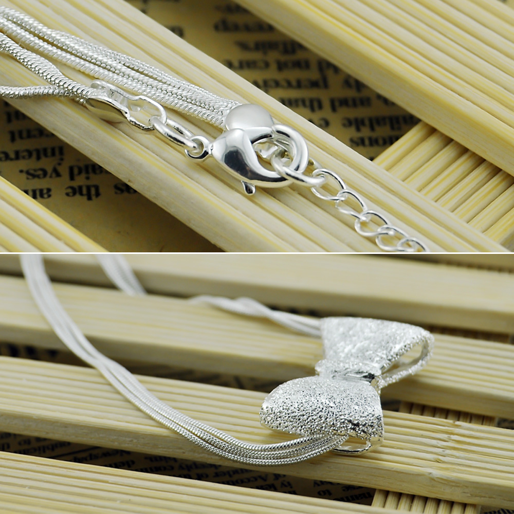 Sweet 925 Sterling Silver Bow  – Jewelry Making Singapore recenzja i cena
