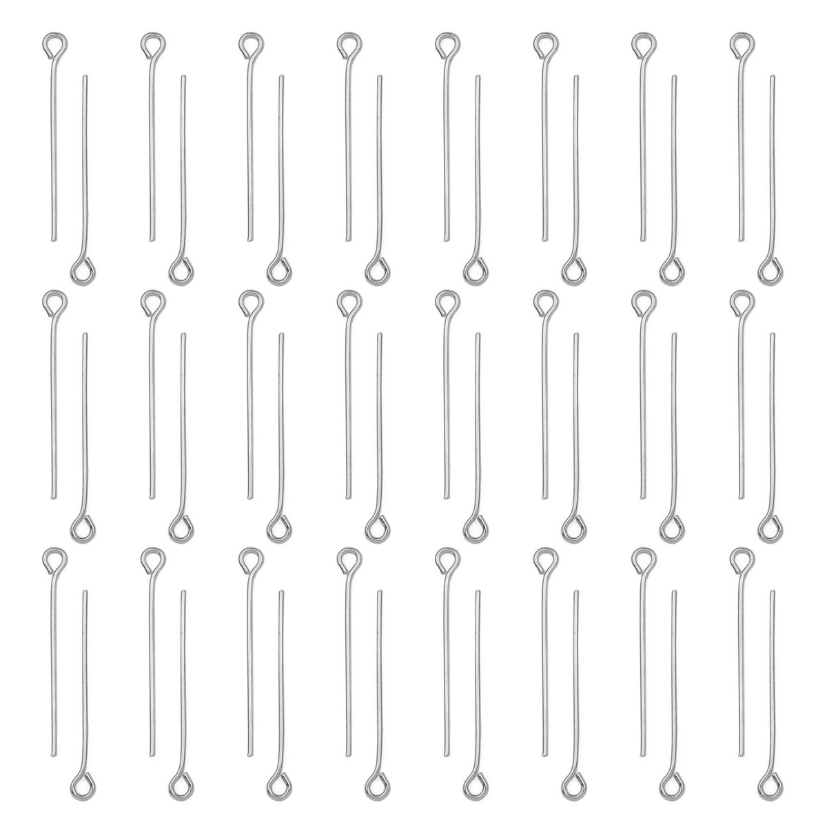 100Pcs/Lot Stainless Steel Eye – Jewelry Making Earring Supplies recenzja i cena