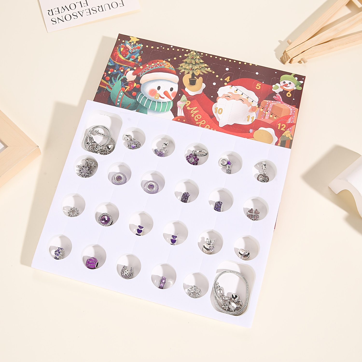 Christmas purple beads DIY jew – Jewelry Making Kit recenzja i cena