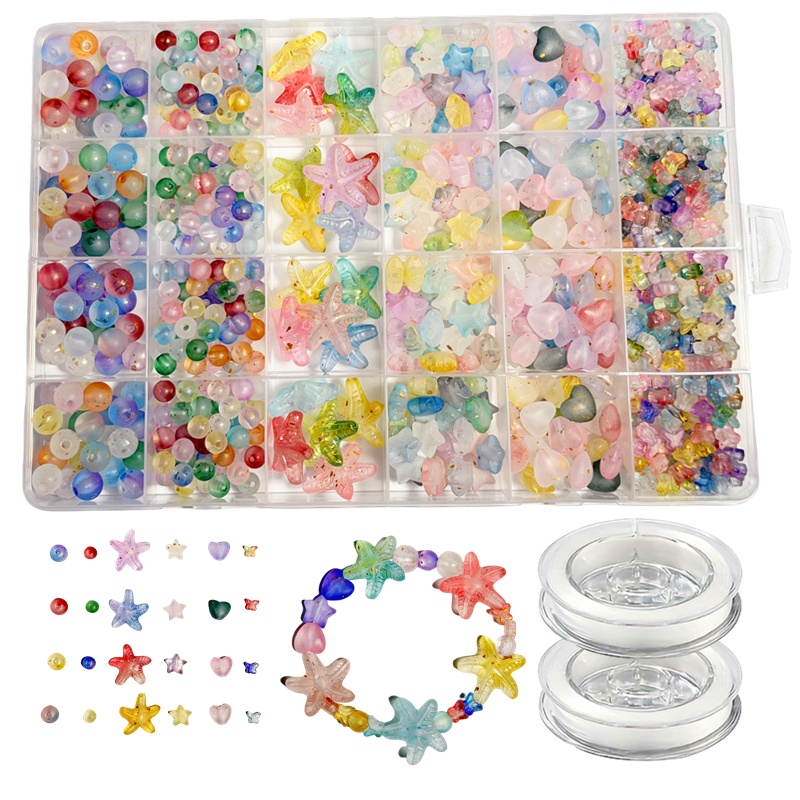 7-19mm825pcs Matte gradient lo – Jewelry Making Party recenzja i cena
