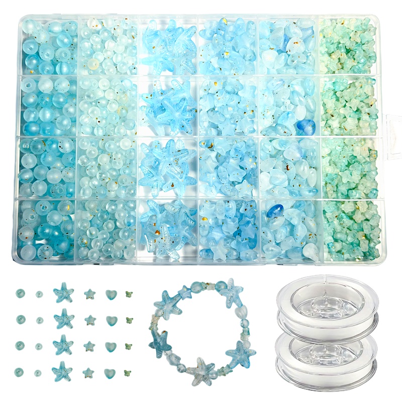 7-19mm825pcs Matte gradient lo – Jewelry Making Party recenzja i cena