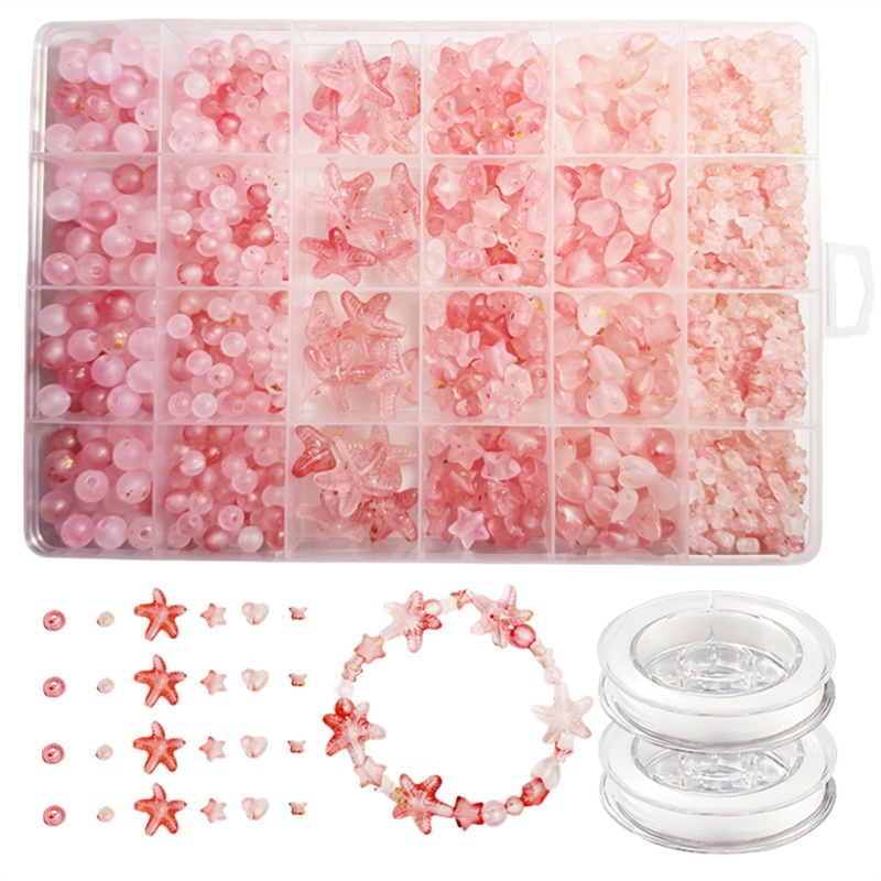 7-19mm825pcs Matte gradient lo – Jewelry Making Party recenzja i cena