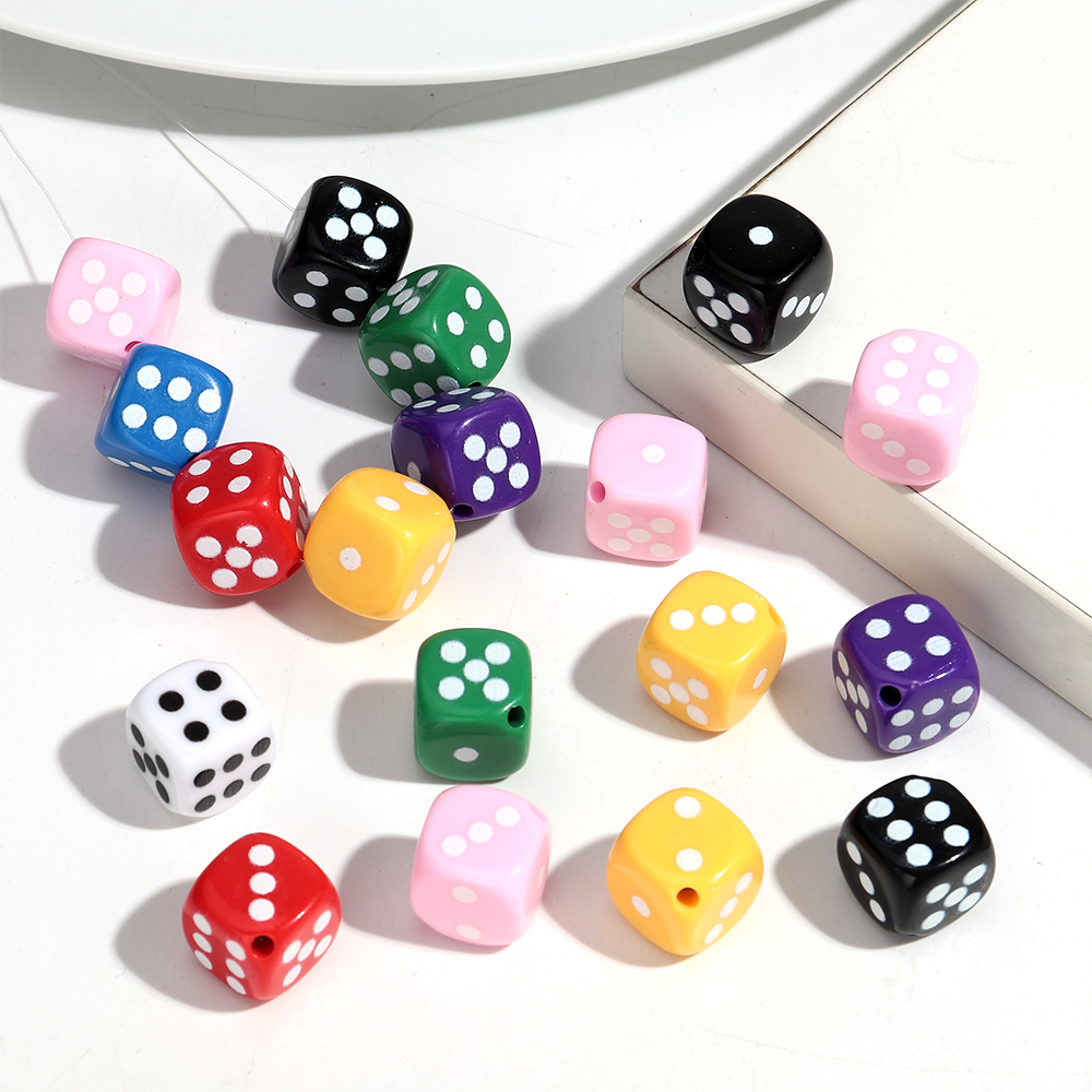 10pcs Acrylic Colorful Funny G – Jewelry Making Game recenzja i cena