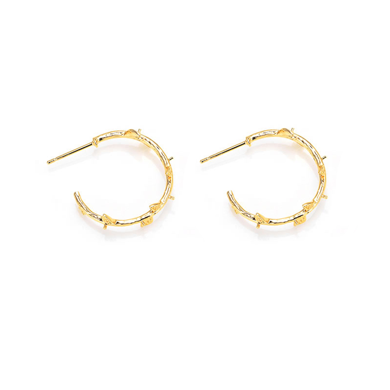6PCS 18K Gold Color Brass with – Jewelry Making Earring Supplies recenzja i cena