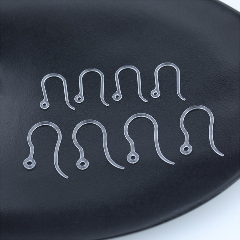 40pcs Clear Plastic Earring Ho – Jewelry Making Hardware recenzja i cena