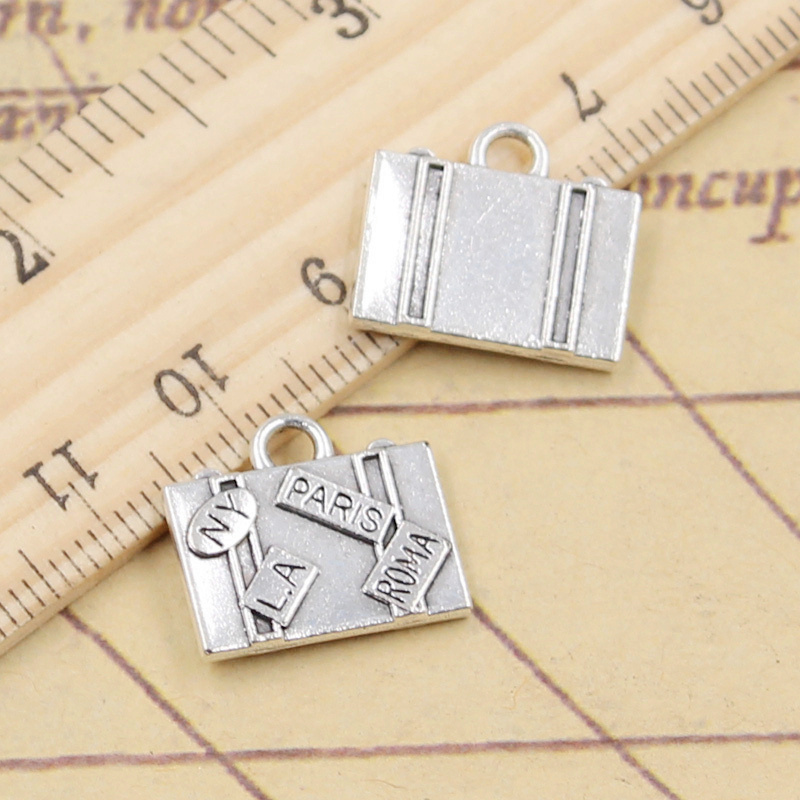 10pcs Charms Travel Bags New Y – Jewelry Making York recenzja i cena