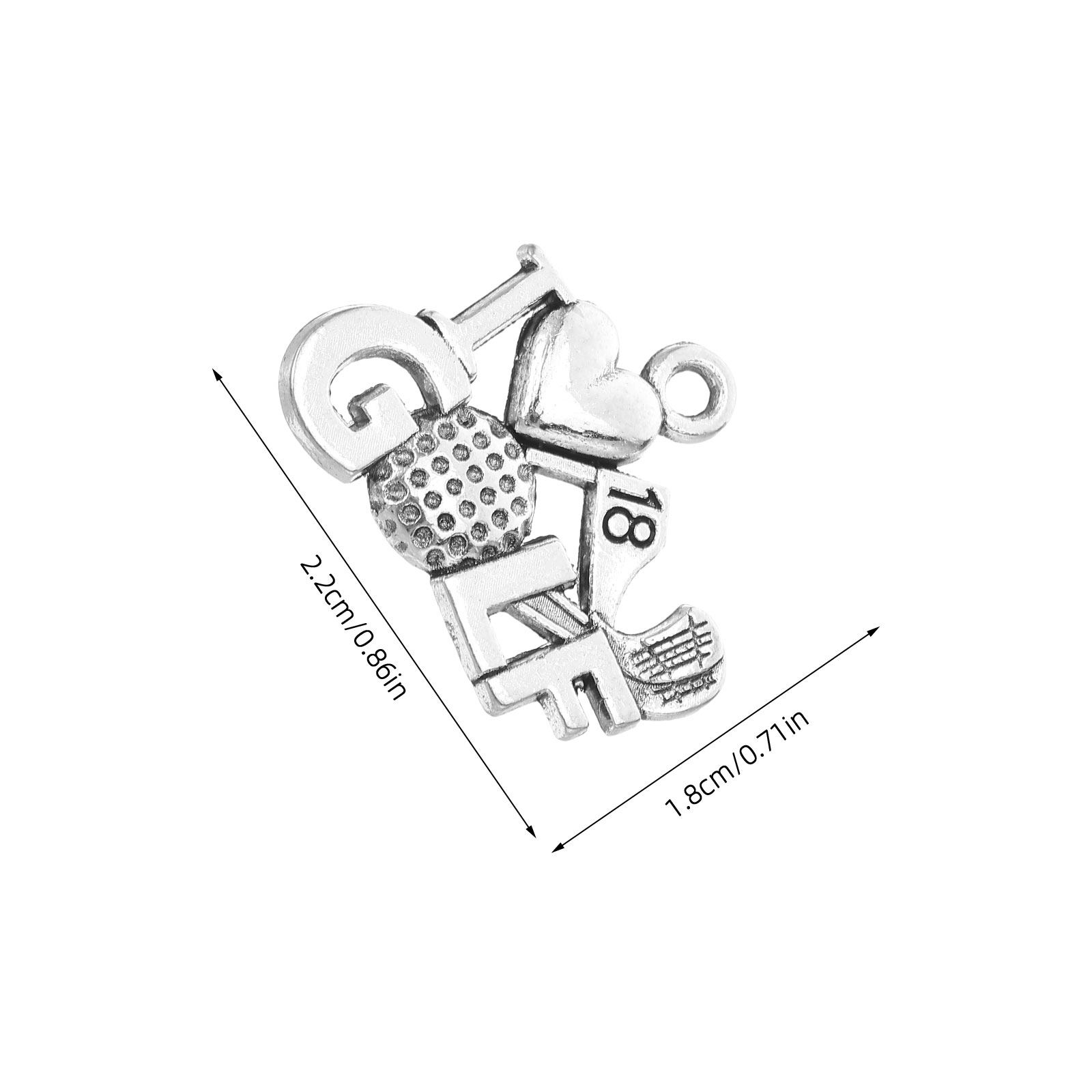 20Pcs Golf-Themed Alloy Pendan – Jewelry Making Game recenzja i cena