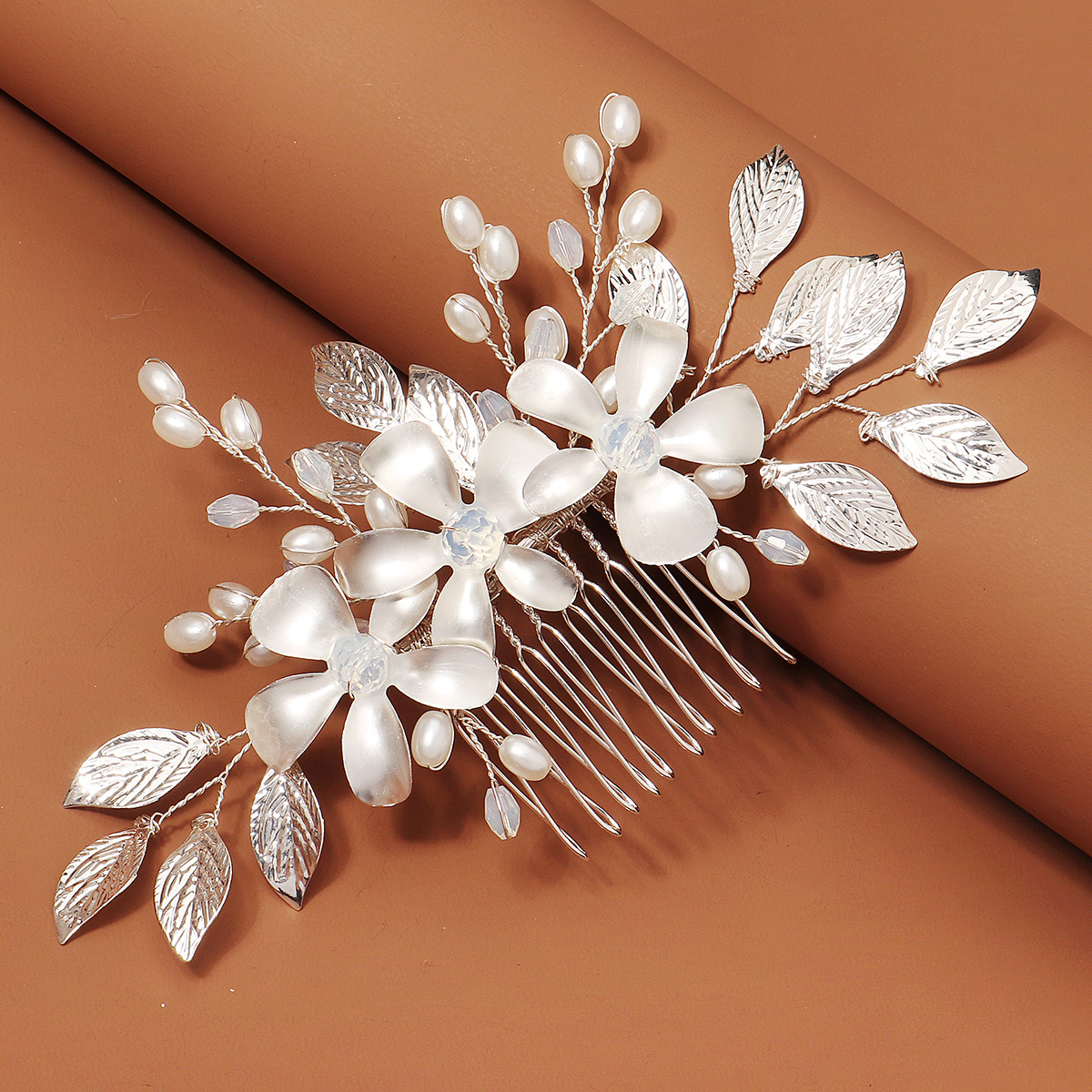 Sliver Luxurious Floral Metal  – Jewelry Making Party recenzja i cena