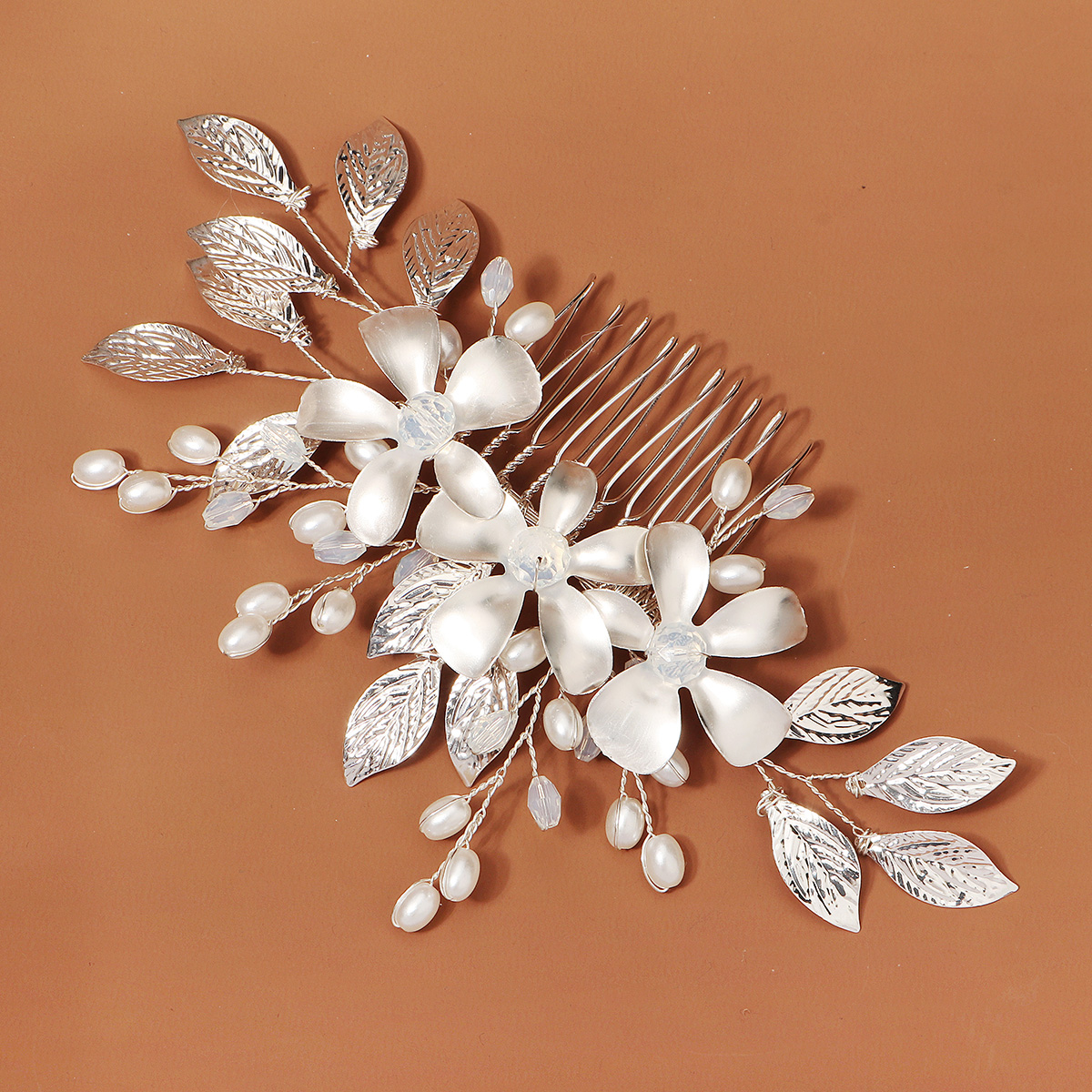 Sliver Luxurious Floral Metal  – Jewelry Making Party recenzja i cena