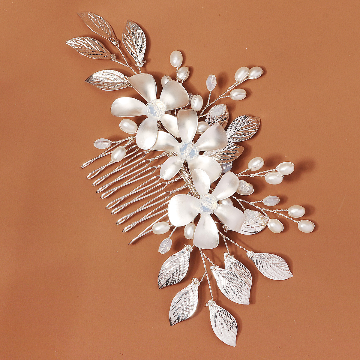 Sliver Luxurious Floral Metal  – Jewelry Making Party recenzja i cena