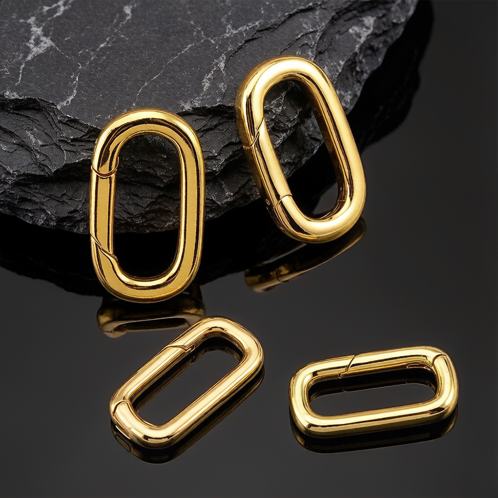 2pcs 18K Gold Plated Filled Ov – Jewelry Making Hardware recenzja i cena