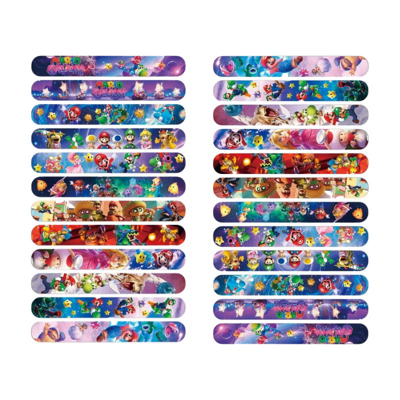 Super Mario PVC Slap Bracelets – Jewelry Making Party recenzja i cena