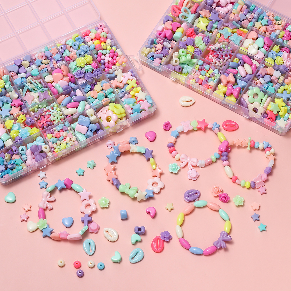 1 Box Colorful Acrylic Pony Be – Jewelry Making Party recenzja i cena
