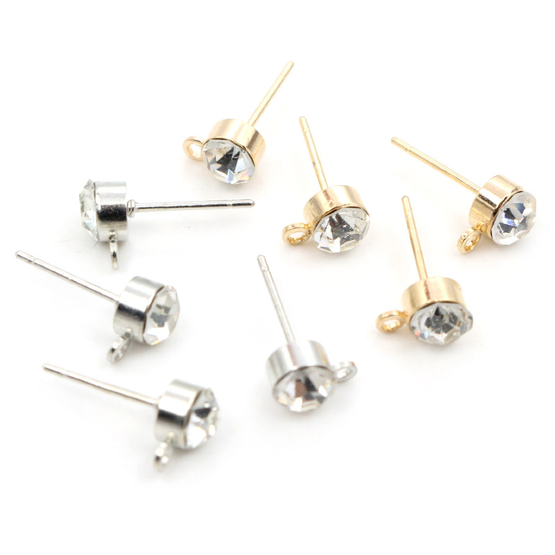 50pcs Stud Earrings Pins with  – Jewelry Making Kit recenzja i cena