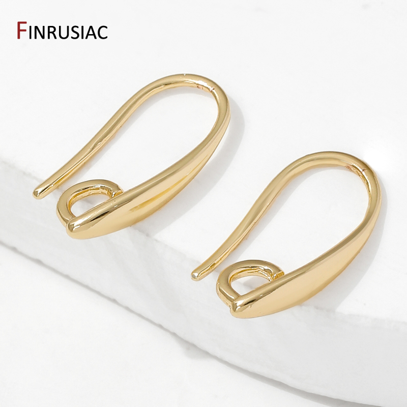 14K Gold Plated Brass Smooth E – Jewelry Making Earring Supplies recenzja i cena
