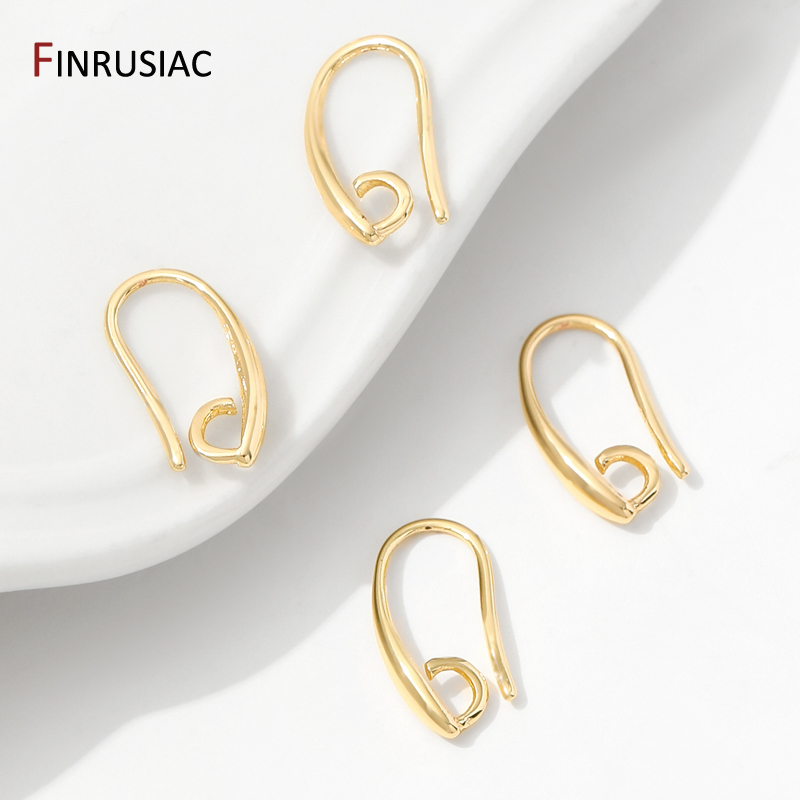 14K Gold Plated Brass Smooth E – Jewelry Making Earring Supplies recenzja i cena